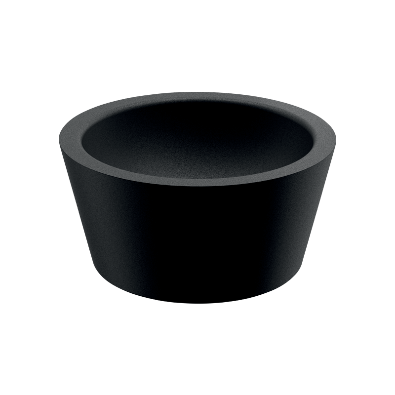 Lavatório de pousar ALGUI - 165 mm - Inox 304 preto mate - Ref:120110BK - DELABIE