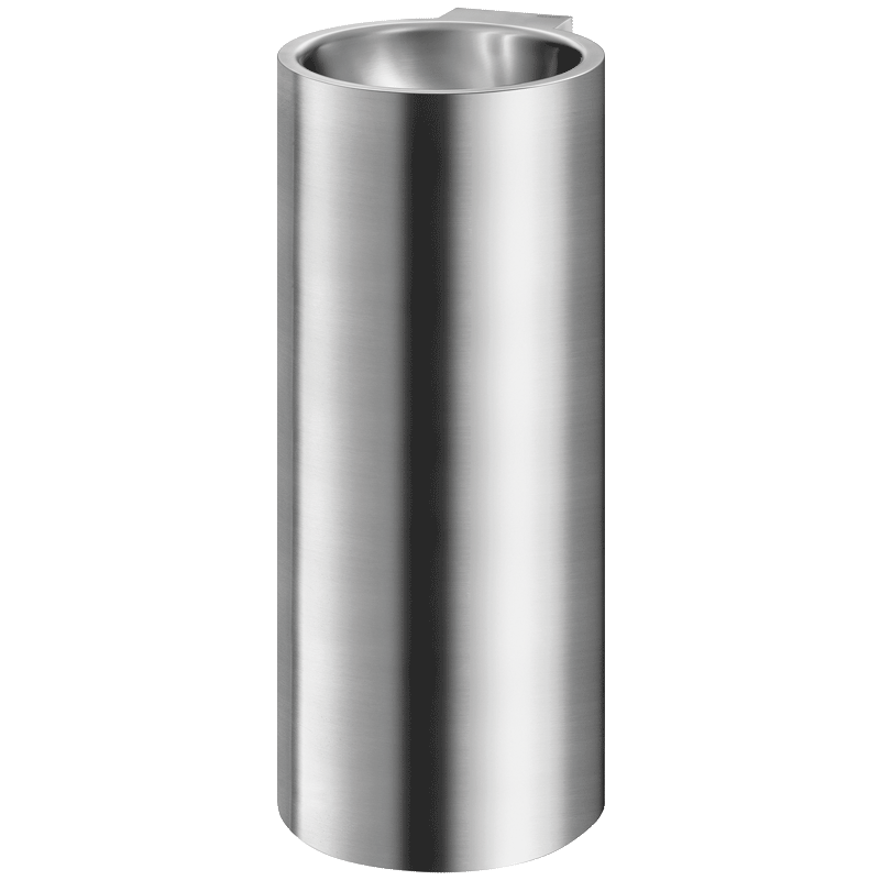 Lavatório de pousar ao pavimento REDO-T - 830 x 375 x 430  mm - Inox 304 polido satinado - Ref:120720 - DELABIE