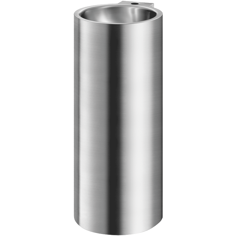 Lavatório de pousar ao pavimento REDO-T - 830 x 375 x 430 mm - Inox 304 polido satinado - Ref:121720 - DELABIE