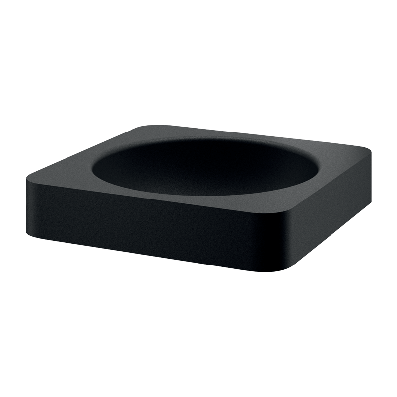 Lavatório de pousar QUADRA - 130 x 380 x 380 mm - Inox 304 preto mate - Ref:120650BK - DELABIE