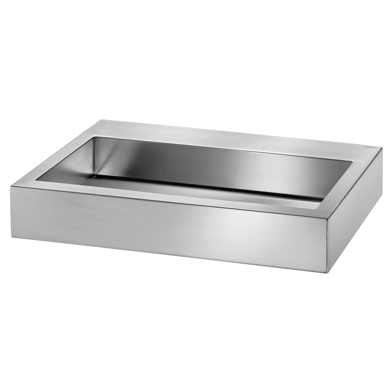 Lavatório mural AQUEDUTO - 115 x 700 x 440 mm - Inox 304 polido satinado - Ref:120150 - DELABIE