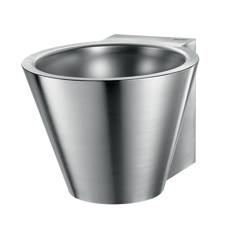 Lavatório mural MINI BAILA - 290 x 375 x 430 mm - Inox 304 polido satinado - Ref:120180 - DELABIE