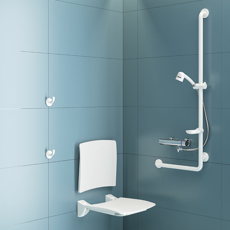 Misturadora de duche termostática SECURITHERM - 260 - Latão cromado - Ref:H9769S - DELABIE