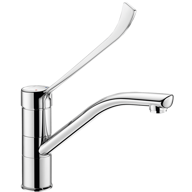 Misturadora mecânica de banca ou pia - 302 mm - Latão cromado - Ref:2510L - DELABIE