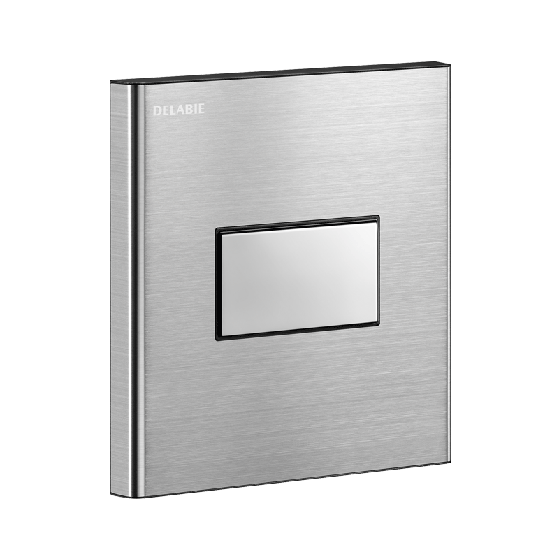 Placa de comando TEMPOFLUX para urinol - 145 x 145 - Inox satinado - Ref:778700 - DELABIE