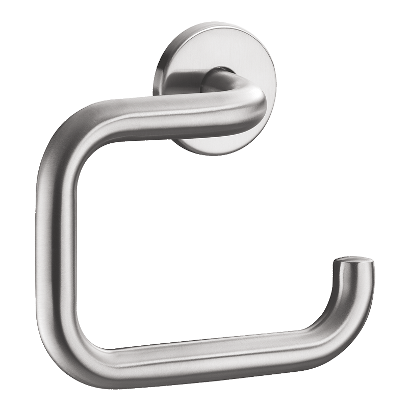 Porta rolo WC mural U - 130 x 175 mm - Inox 304 polido satinado - Ref:4081S - DELABIE