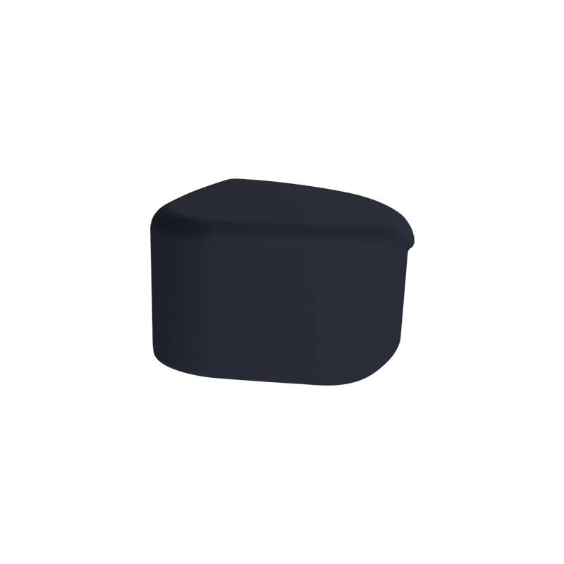 Proteção angular para lavatório coletivo CANAL - 35 x 74 x 56 mm - Plástico elastómero - Ref:100209 - DELABIE