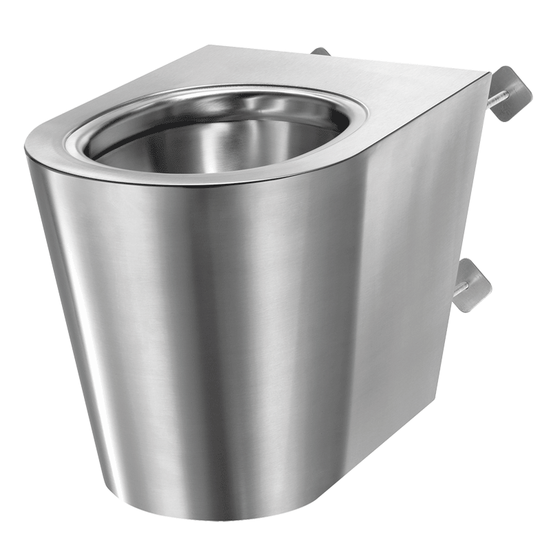 Sanita ao pavimento S21 P TC - 400 x 580 x 360 mm - Inox 304 polido satinado - Ref:160550 - DELABIE