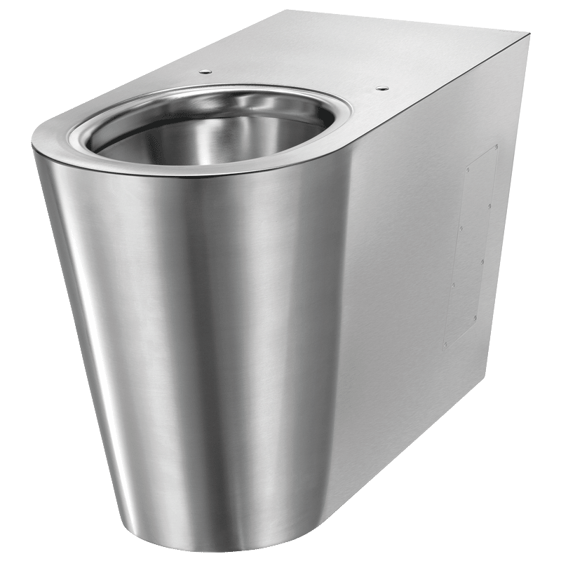 Sanita PMR ao pavimento 700 P - 480 x 700 x 360 mm - Inox 304 polido satinado - Ref:110700 - DELABIE