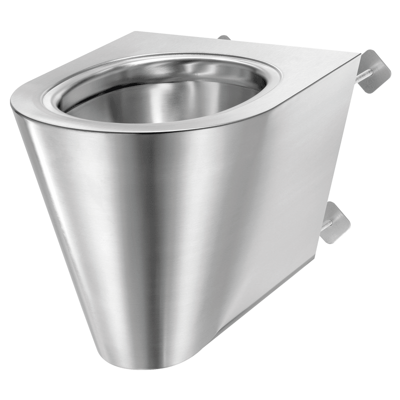 Sanita suspensa S21 S TC - 350 x 535 x 360  mm - Inox 304 polido satinado - Ref:160310 - DELABIE