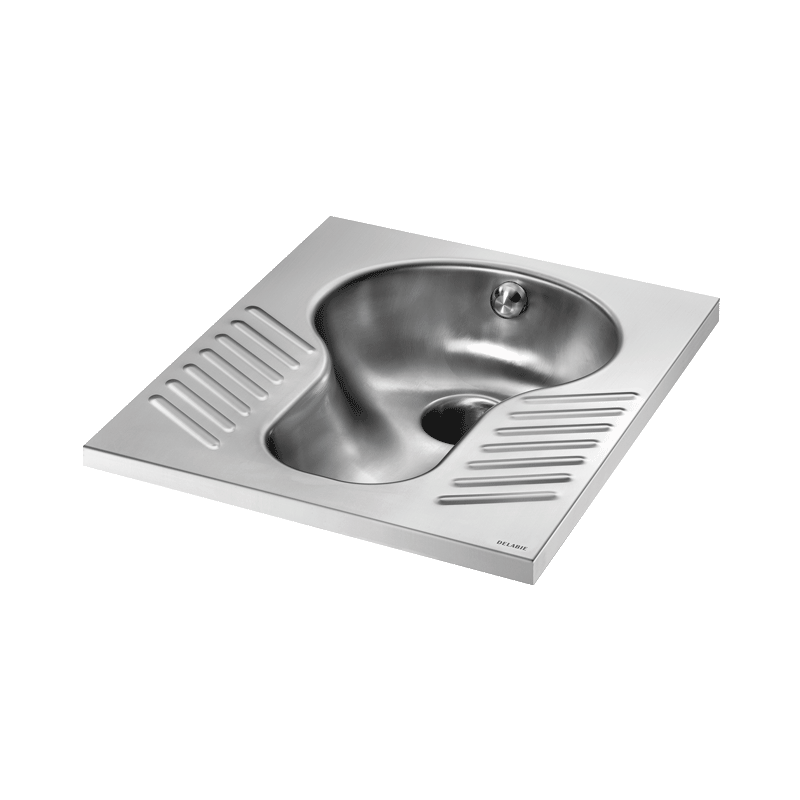Sanita turca SHA XS - 30 x 600 x 500  mm - Inox 304 polido satinado - Ref:113710 - DELABIE