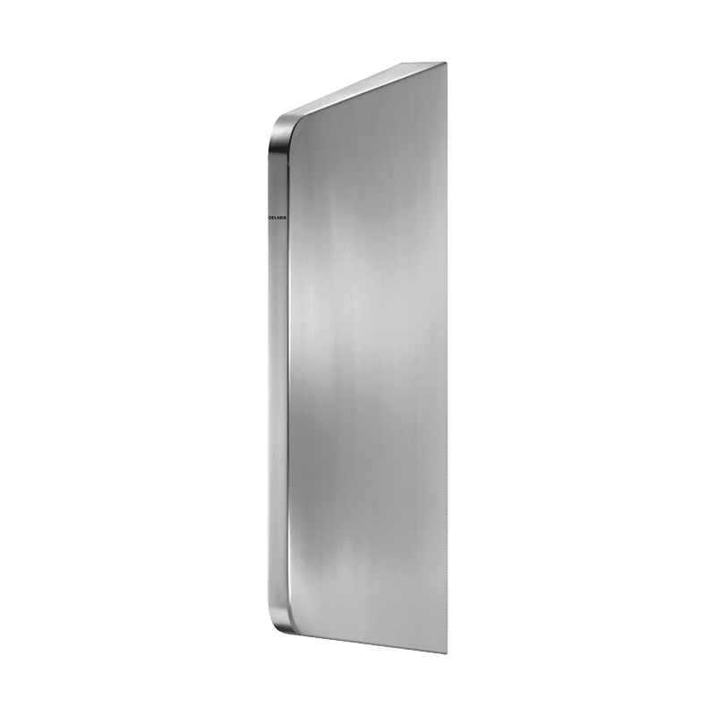 Separador de urinol LISO suspenso - 700 x 25/50 x 350  mm - Inox 304 polido satinado - Ref:100590 - DELABIE