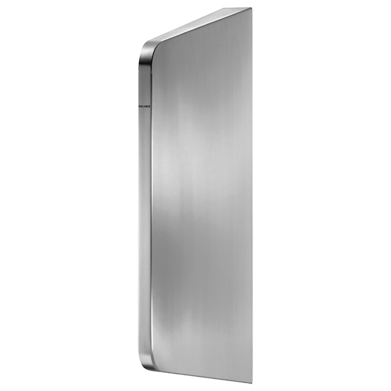 Separador de urinol LISO XL suspenso - 950 x 25/80 x 400 mm - Inox 304 polido satinado - Ref:100600 - DELABIE