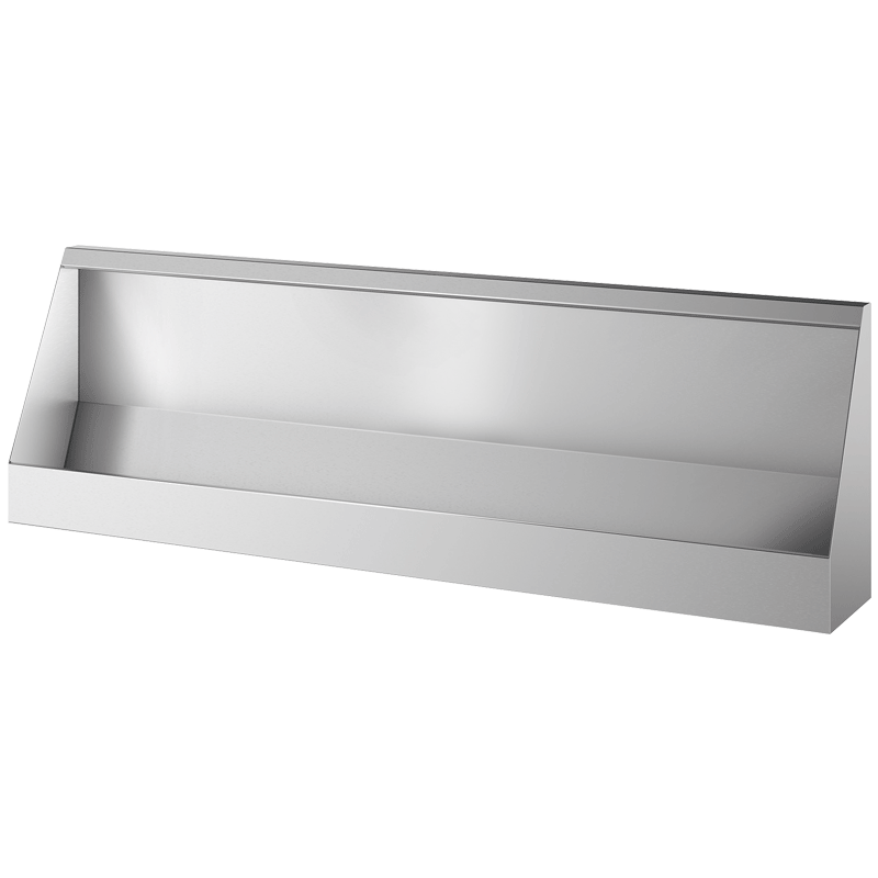 Urinol coletivo suspenso - 575 x 275 x 2400 mm - Inox 304 poli satiné - Ref:130120 - DELABIE