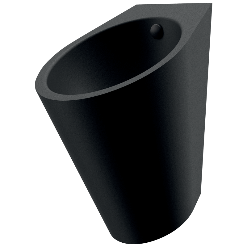 Urinol design FINO - 420 x 280 x 290 mm - Inox 304 preto mate - Ref:135710BK - DELABIE