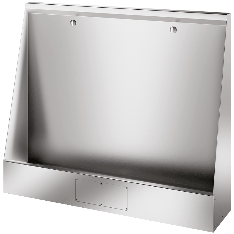 Urinol LP coletivo - 1020 x 300 x 1200 mm - Inox 304 polido satinado - Ref:130310 - DELABIE