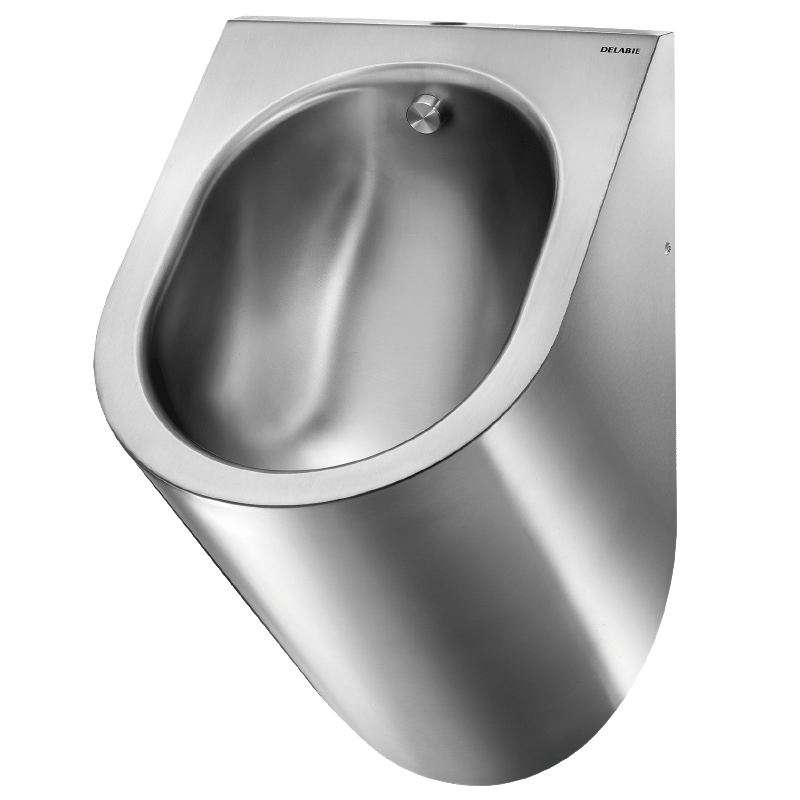 Urinol suspenso DELTA - 585 x 385 x 350 mm - Inox 304 polido satinado - Ref:134170 - DELABIE