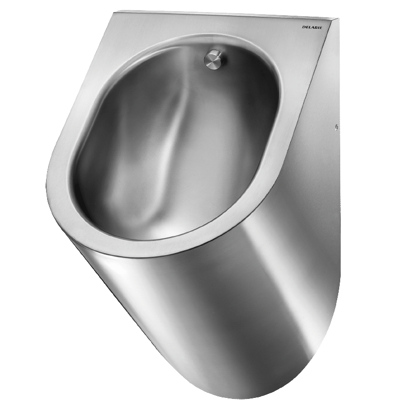 Urinol suspenso DELTA - 585 x 385 x 350  mm - Inox 304 polido satinado - Ref:134770 - DELABIE