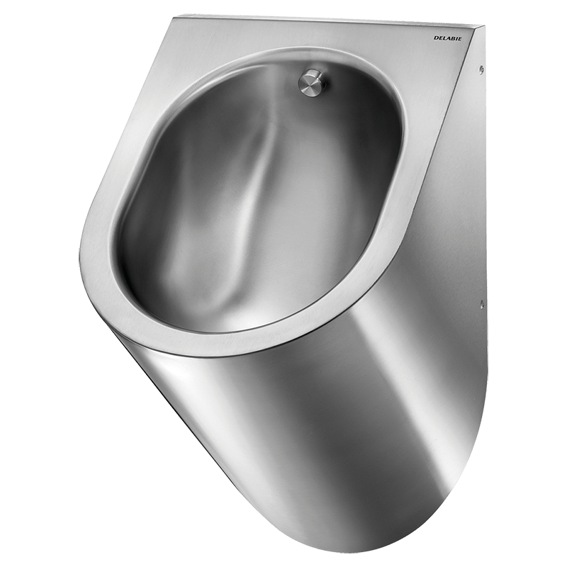 Urinol suspenso DELTA HD - 585 x 350 x 385 mm - Inox 304 polido satinado - Ref:164770 - DELABIE