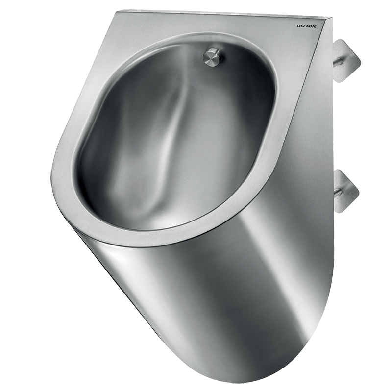 Urinol suspenso DELTA TC - 585 x 350 x 385  mm - Inox 304 polido satinado - Ref:160770 - DELABIE