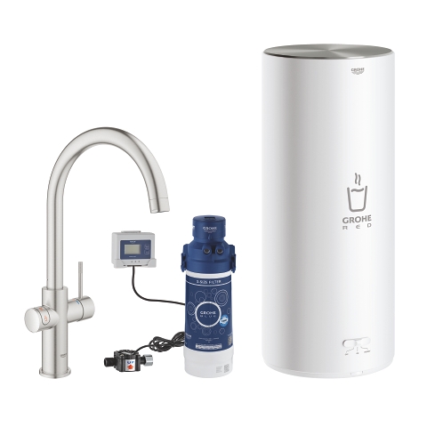 GROHE Red II Monocomando de lava-louça com boiler tamanho L - Ref 30079 - GROHE