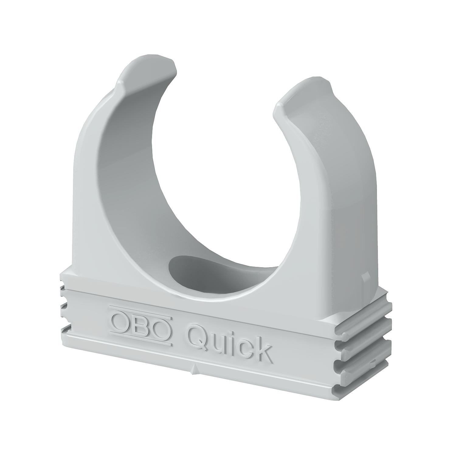 Abraçadeira OBO-Quick M20, PP, cinzento claro, 7035 - 2149010 - Obo Bettermann