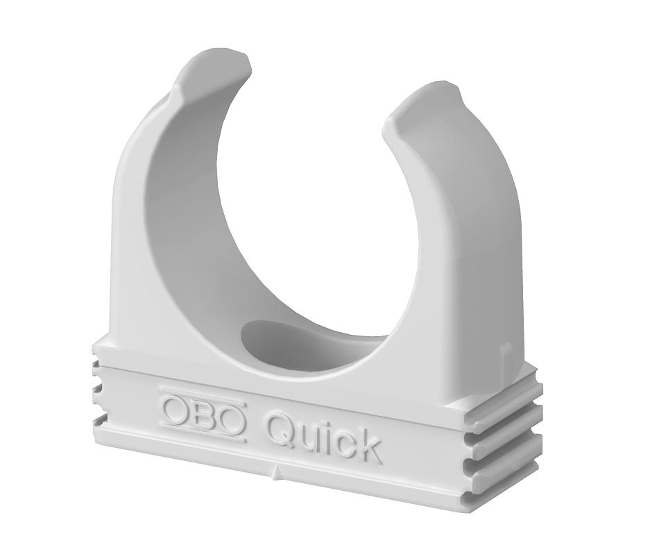 Abraçadeira OBO-Quick resistência fio incandescente M40, PP, branco puro, 9010 - 2149375 - Obo Bettermann
