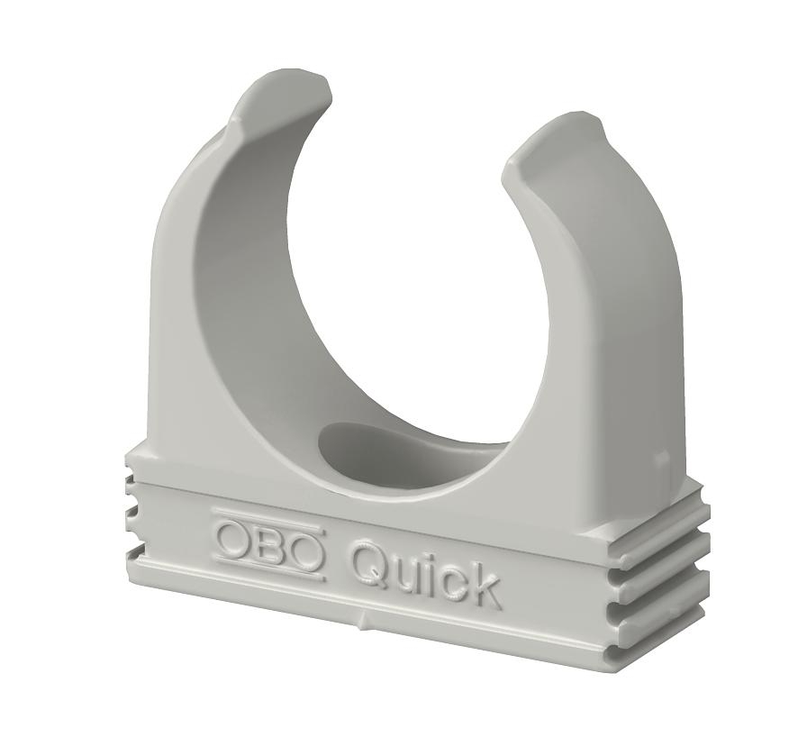 Abraçadeira OBO-Quick resistência fio incandescente M50, PP, cinzento pedra, 7030 - 2149333 - Obo Bettermann