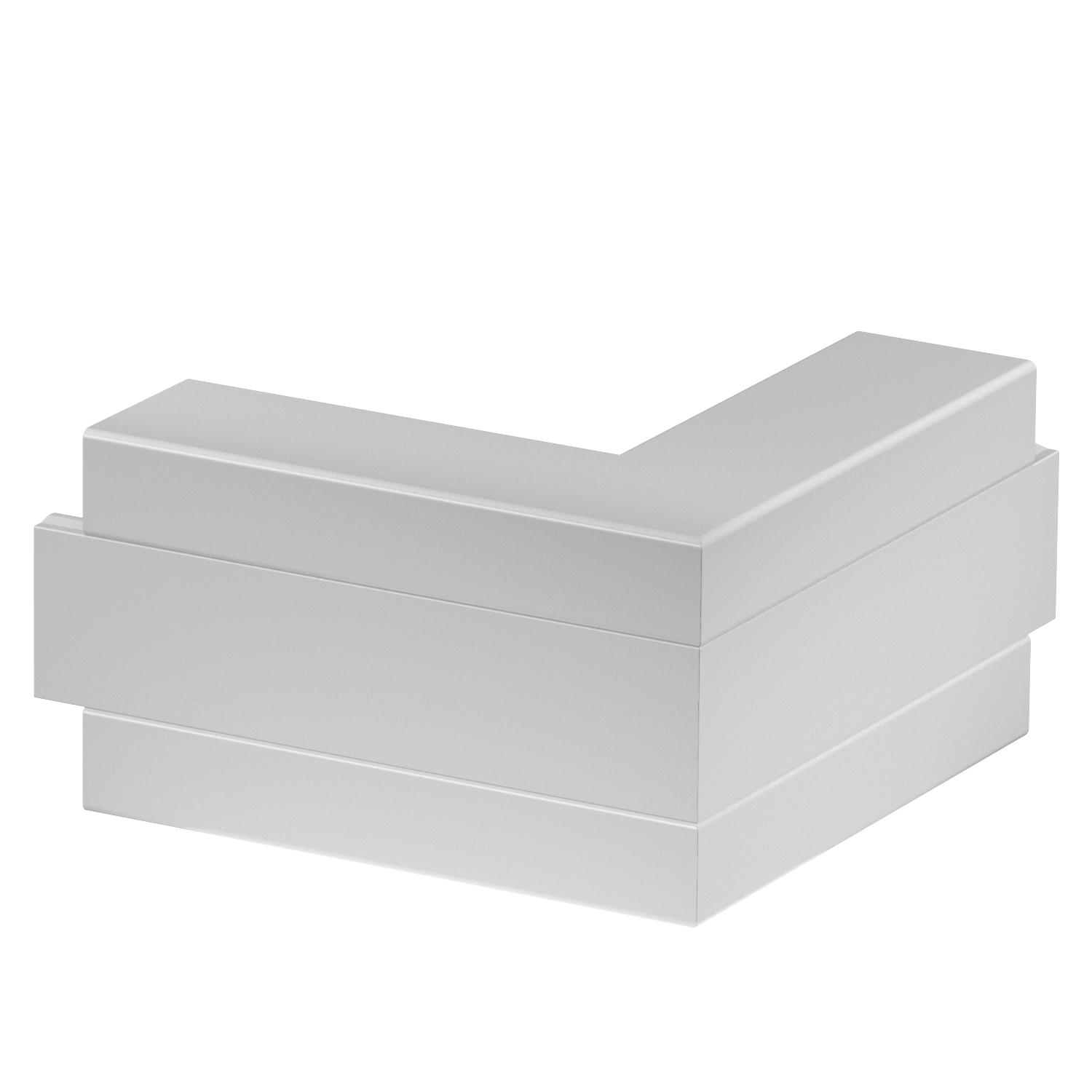 Ângulo externo rígido 190x190x100, PVC, cinzento claro, 7035 - 6113042 - Obo Bettermann
