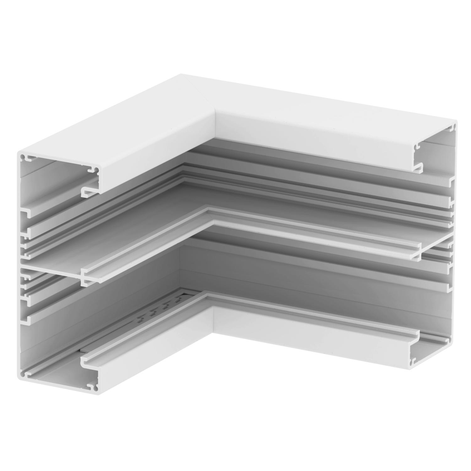 Ângulo interno Alumínio, rígido 53x130x175, Alu, branco puro, 9010 - 6112520 - Obo Bettermann