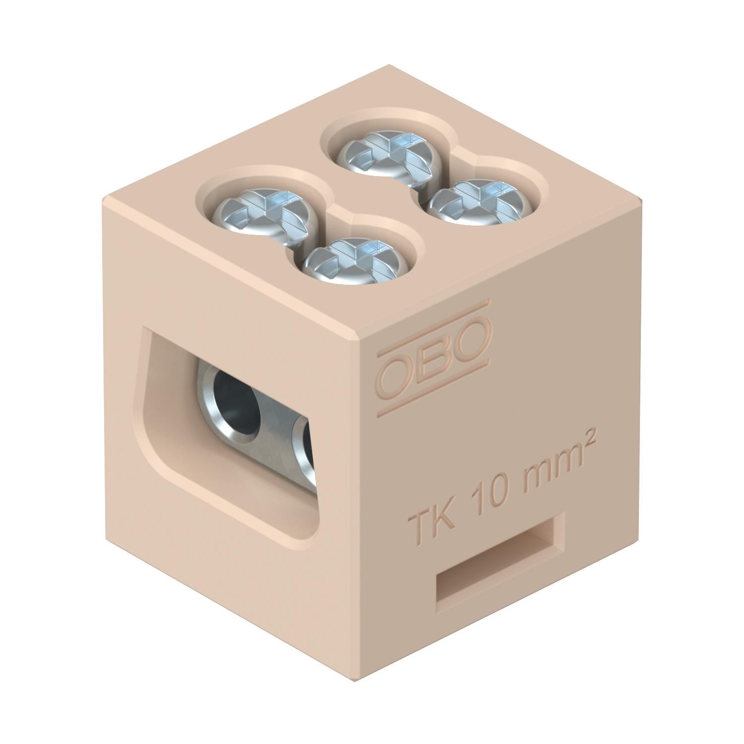 Borne cerâmico para FireBox T 10 mm² - 7205705 - Obo Bettermann