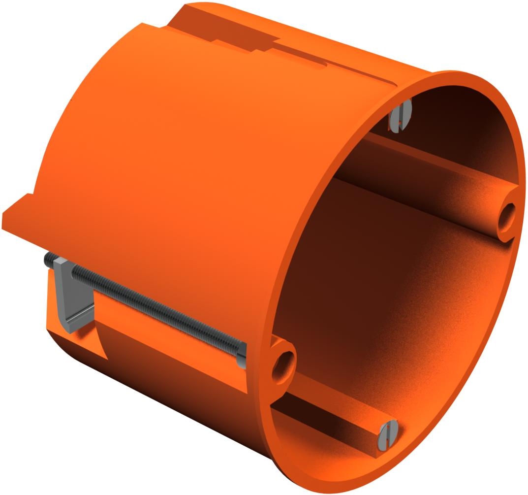 Caixa de aparelhagem Paredes ocas Ø68mm, H61mm, PP, cor-de-laranja - 2003442 - Obo Bettermann