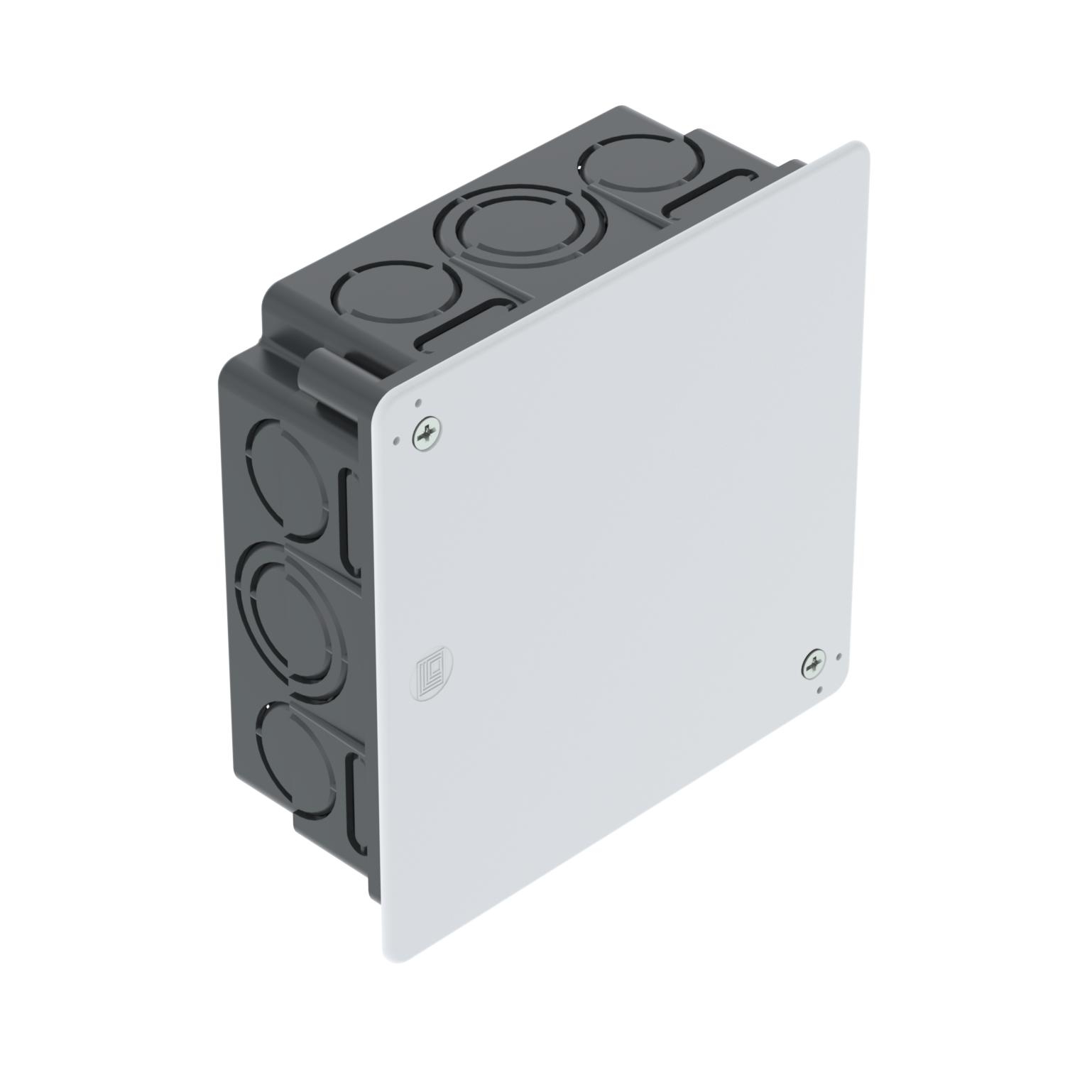 Caixa de derivação Encastrar 100x100x45, PS, preto - 2003118 - Obo Bettermann