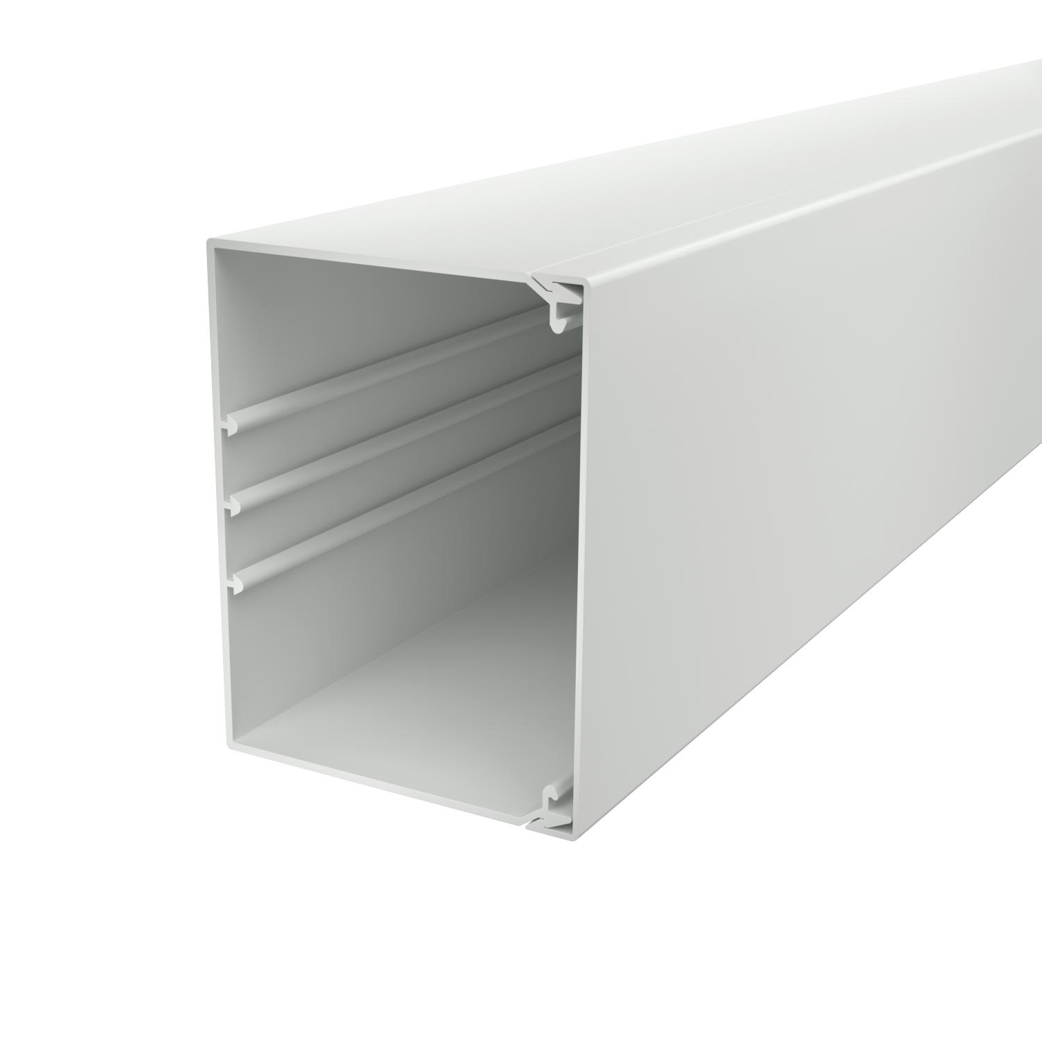 Calha com base perfurada 100x130x2000, PVC, cinzento claro, 7035 - 6027245 - Obo Bettermann