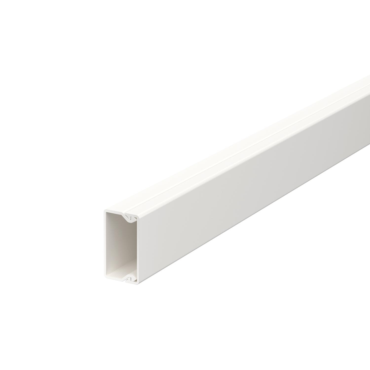 Calha com base perfurada 12x22x2100, PVC, branco puro, 9010 - 6150703 - Obo Bettermann