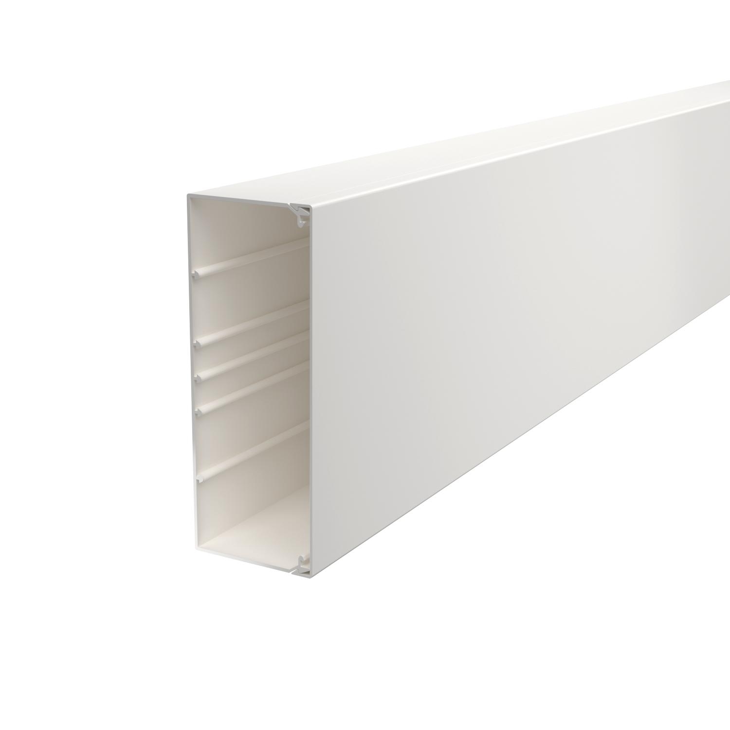 Calha com base perfurada 80x210x2000, PVC, branco puro, 9010 - 6191312 - Obo Bettermann