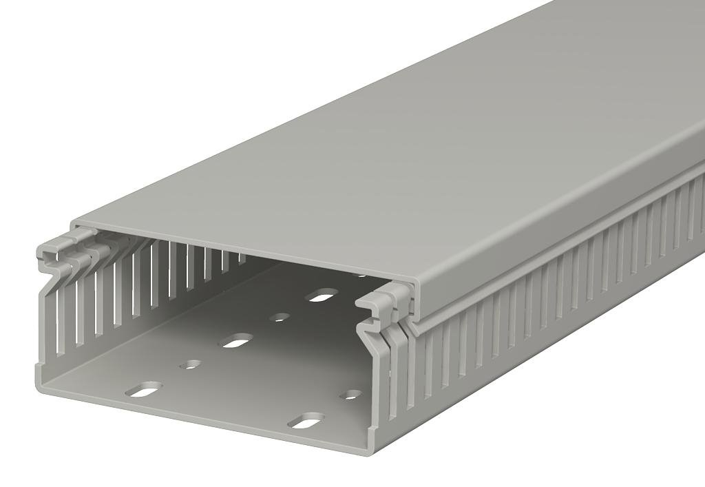Calha de cablagem 40x100x2000, PVC, cinzento pedra, 7030 - 6178018 - Obo Bettermann