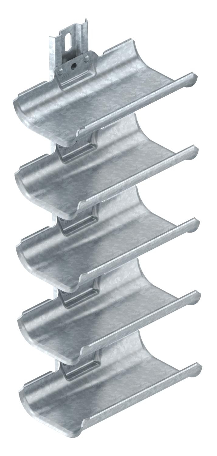 Calha de condução de cabos 5 compartimentos 500x200x123, St, FT - 6006905 - Obo Bettermann
