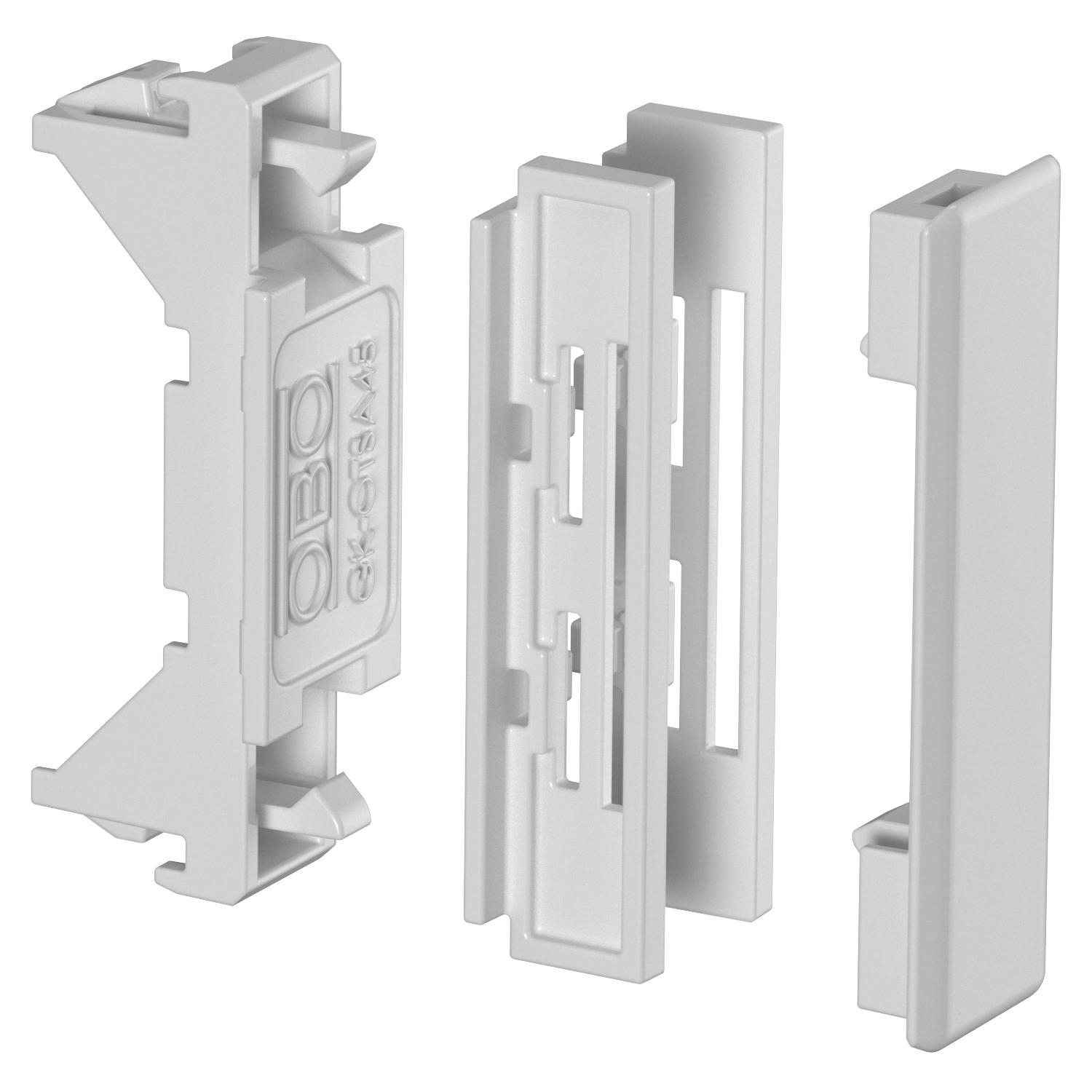 Tapa juntas para tampa Rapid 45 48x20x20, PC/ABS, cinzento claro, 7035 - 6113032 - Obo Bettermann