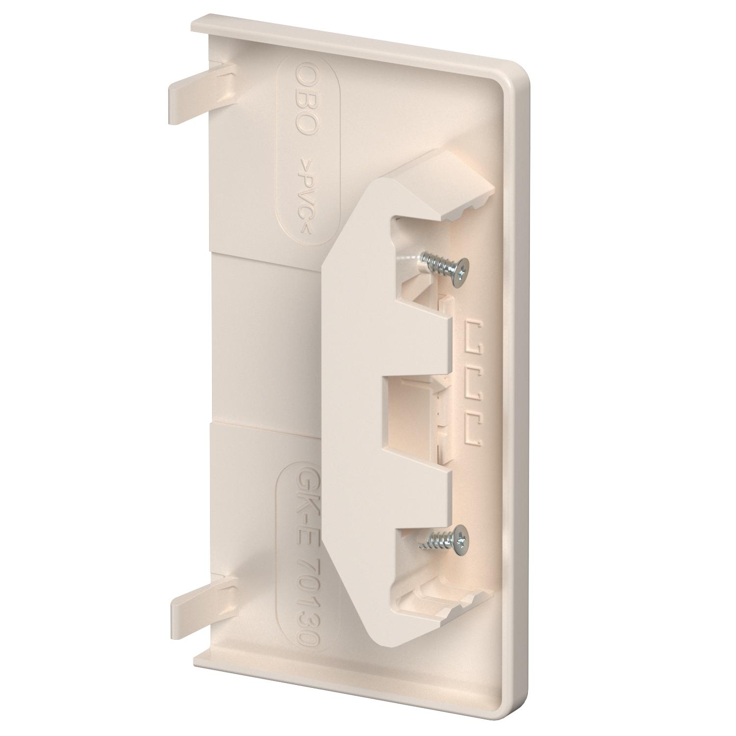 Topo 70x130mm, PVC, branco creme, 9001 - 6274571 - Obo Bettermann
