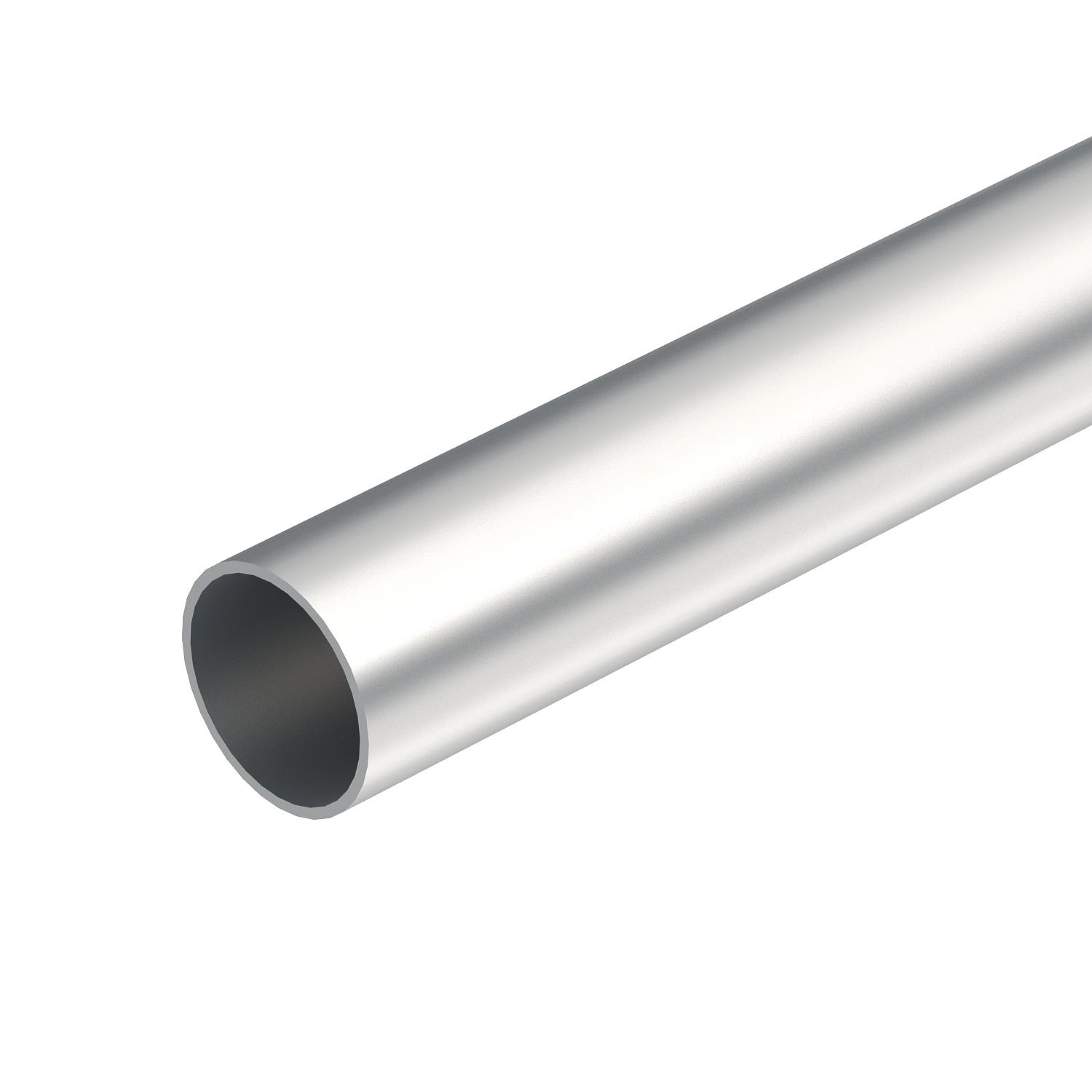 Tubo de alumínio sem rosca Ø40, 3000mm, Alu - 2046006 - Obo Bettermann