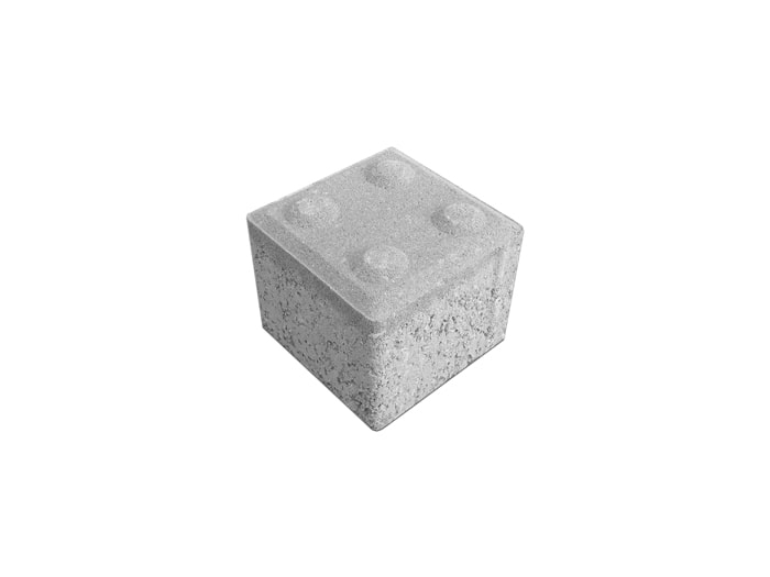 Bloco Pavimento Pitonado Modelo 139 100x100x80 mm