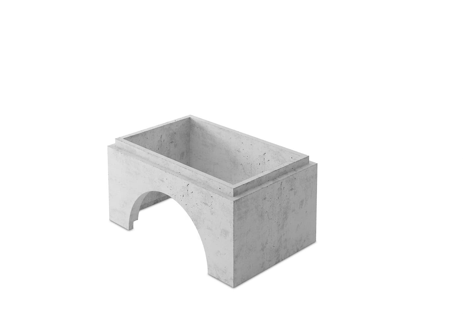 Caixa de Escavação Grande Módulo de Aumento 1950x1500x990 mm