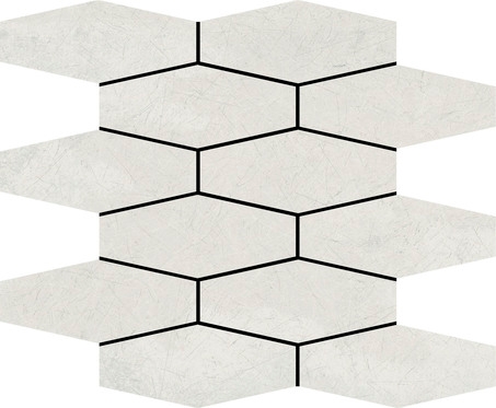 Porcelanato Backstage Mosaic Hexa Slim Aleluia Ceramics natural, anti-slip 28x34 cm 0.85 não
