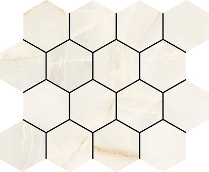 Revestimento Lumina Mosaic Hexa Aleluia Ceramics shine 26.8x32.2 cm 0.85 não