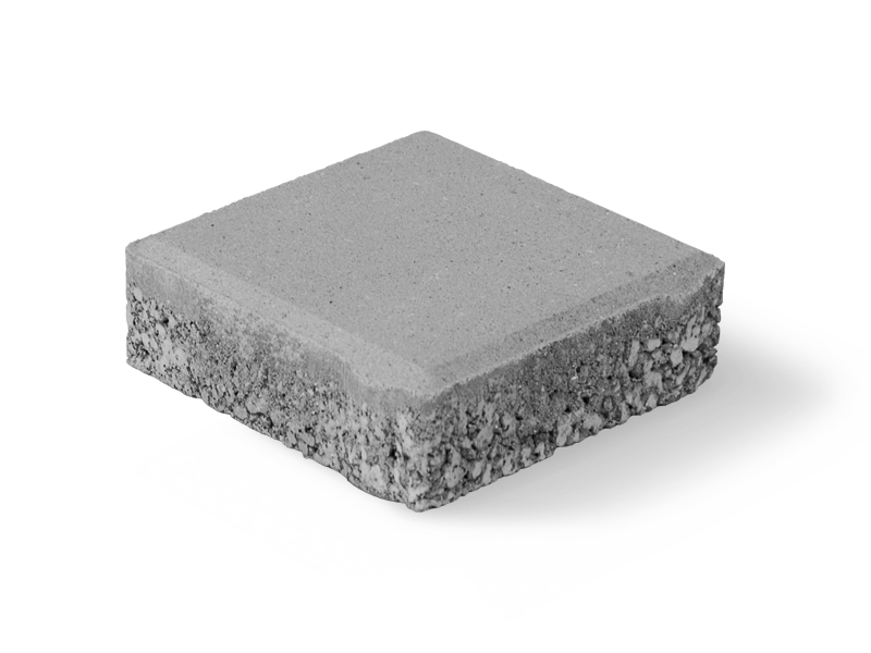 Pavê de betão vibro-prensado de dupla camada QUADRADO 13.5x13.5x4 cm