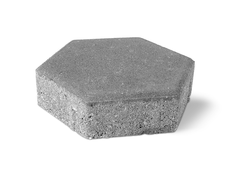 Pavê de betão vibro-prensado de dupla camada Hexagonal