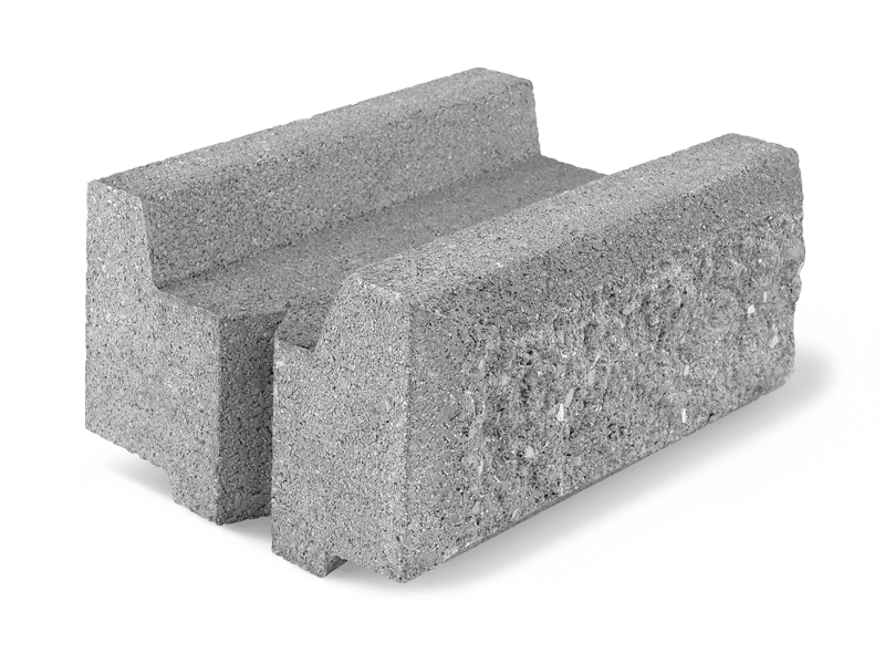Bloco de Betão de Face à Vista para muros de pequeno porte Murante® 30x25x14 cm