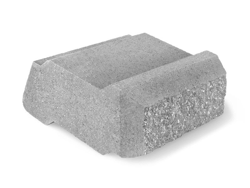 Bloco de Betão de Face à Vista, para muros de grande porte Jardimuro® 30x38x14 cm