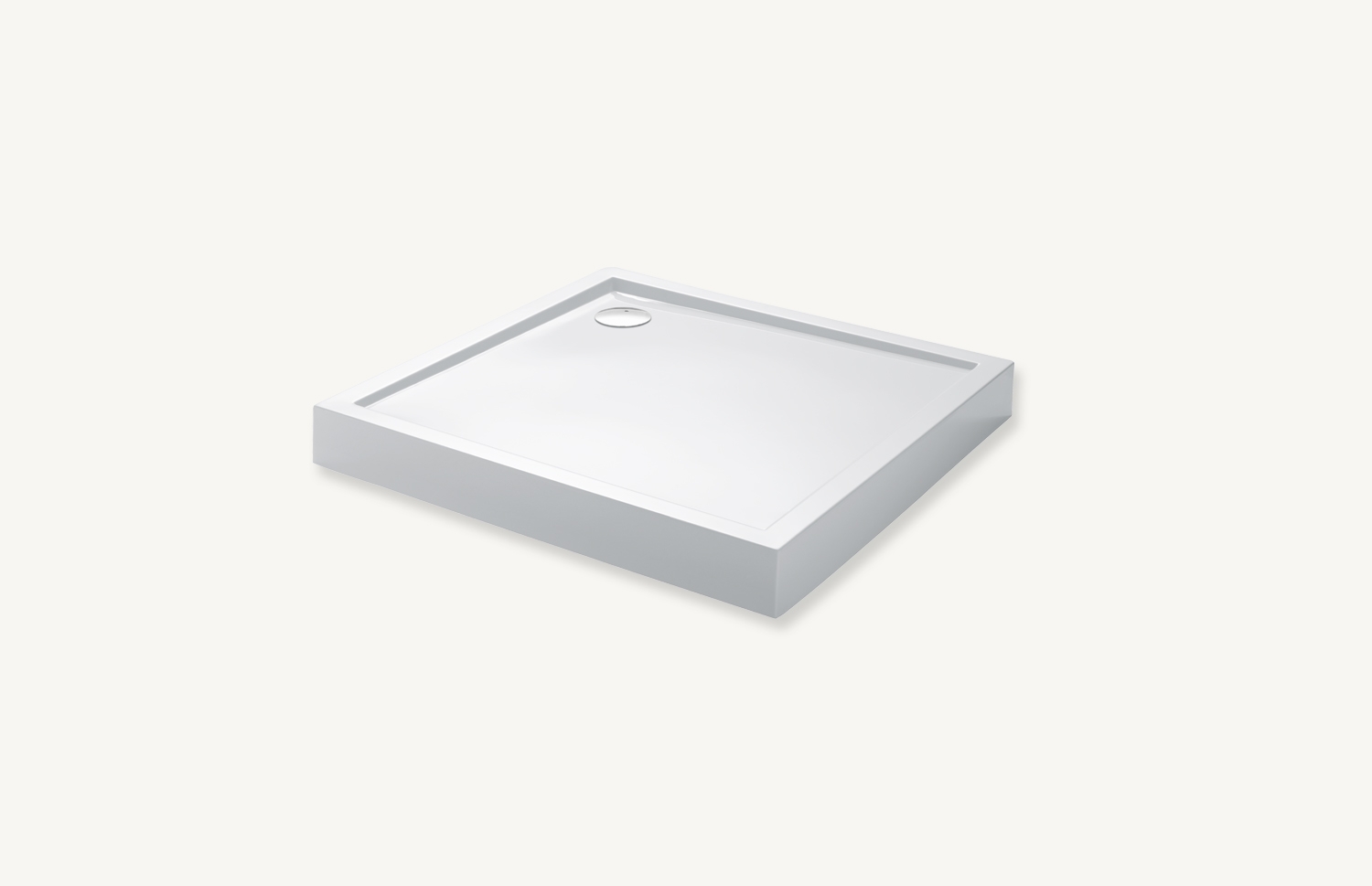 Base de Duche Extraplana 100 - Branca - ASD Banho